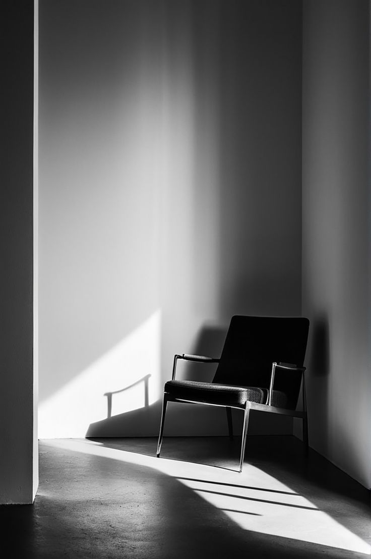 Una silla esperando una conversación